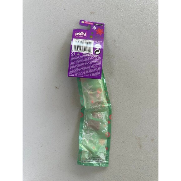 New In Package Mattel Polly Pocket 2010 Christmas Holiday Stocking Set - Picture 3 of 3